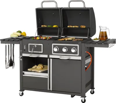 Produktbild von Tepro Kohle-Gas-Kombigrill "Toronto Kombi"