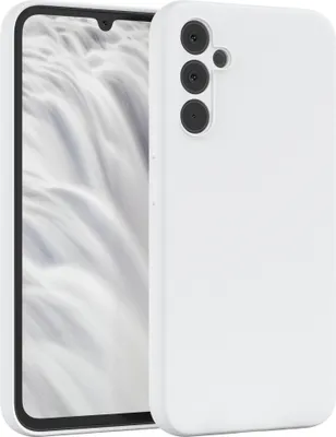 Produktbild von EAZY CASE Silikonhülle für Samsung Galaxy A34 Silikon Backcover Schutz in Weiß