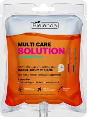 Produktbild von BIELENDA Multi Peptides Revitalisierende und straffende Tuchmaske-Serum