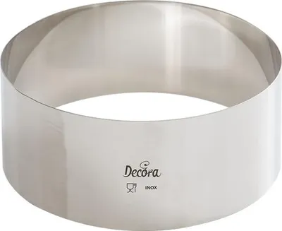 Obrázek produktu pro Dortový ráfek nerezový kulatý 16x6cm