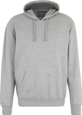 Produktbild von Übergrößen Basic-Kapuzensweatshirt AHORN SPORTSWEAR graumeliert 6XL