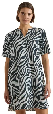 Produktbild von Cecil Knielanges Kleid mit Zebraprint Palm Breeze Green S