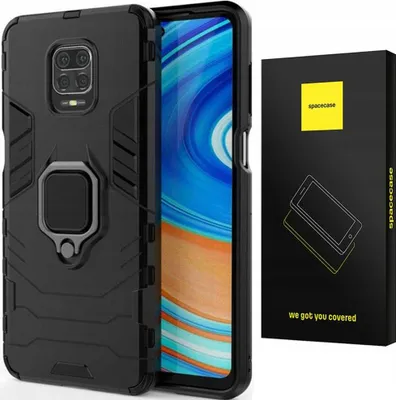 Immagine prodotto di Custodia SPACECASE X-ring per Redmi Note 9S/9 Pro Nero