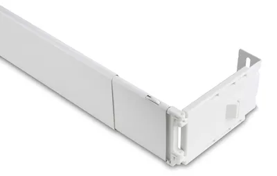 Obrázek produktu pro Závěsná tyč Rod Desyne s širokými kapsami, bílá, délka 18-28 palců
