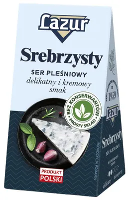 Zdjęcie produktu dla Lazur Ser pleśniowy Srebrzysty 100 g
