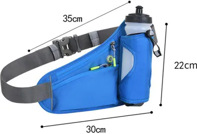 CLAPE Laufgürtel Mit Flaschenhalter - Wasserdichte Hüfttasche Für Sport
