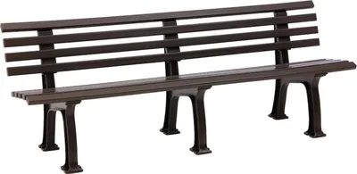 Produktbild von Gartenbank JUIST 4-Sitzer Länge 2000 mm, braun