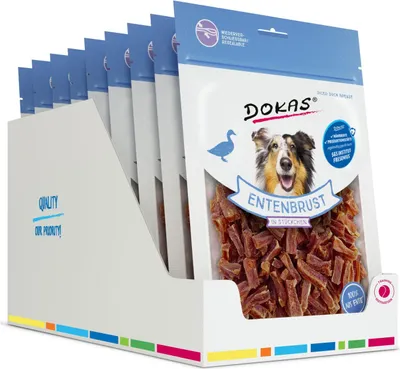 Produktbild von DOKAS Entenbrust in Stücken 200g 9er Pack