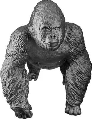 Image de Gilde Figur, Gorilla, Kunstharz, schwarz, VE 1, L. 29 cm, B. 42 cm, H. 36 cm 52966 4063387529669