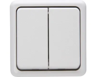 Produktbild von ROTH LANGE 513502150 Serienschalter Aufputz Standard arktisweiß