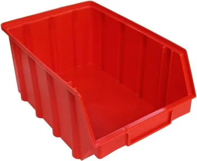 Produktbild von Famanu Stapelboxen 15 Stück Rot - Set Aufbewahrungssystem