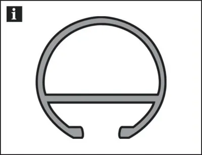 Produktbild von Gardinia Gardinenstange mit Innenlauf I Ø 16 mm Edelstahl-Optik 160 cm, 32231