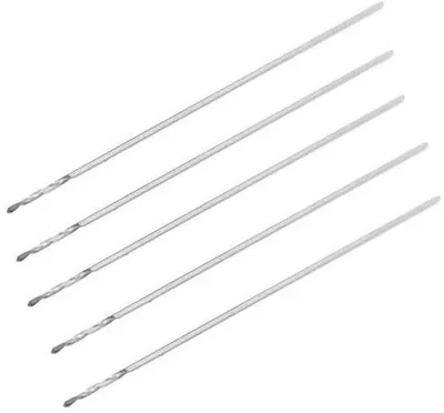 Productafbeelding van Mini-sets met 10 spiralboortjes - 0,3 mm - Sieraden - Handboortjes - Snelstaal - Mini-set - Handwerk - Kleine boorset
