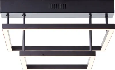 Produktbild von BRILLIANT Deckenleuchte, 2-flammig Ranut schwarz IP20  34 Watt dimmbar LED integriert