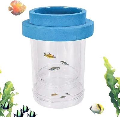 Produktbild von Aquarium-Brutkasten – Laichabtrennung für Fische – Aufzucht von Jungfischen – Sichere Laichkammer – 14x8x8 cm – Transparent