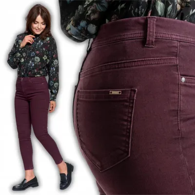 Immagine prodotto di Jeans Donna Mom Fit Jeans A Vita Alta Larghi Moda Moraj L