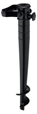Image de relaxdays Chevilles de sol pour parasol noir, plastique