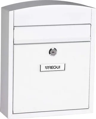 Produktbild von Famanu Briefkasten aus Edelstahl - 28,5 x 24 x 9,5 cm, weiß