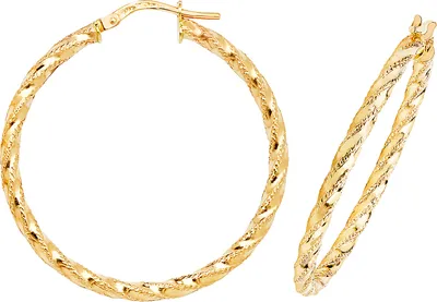 Productafbeelding van Oorbellen voor dames, goud 375/1000 - 30mm; TRS38423MM30