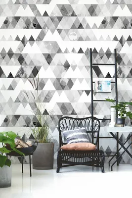 Produktbild von Coloray Fototapete 250x104 cm Vlies-Fototapete - Dreieckegeometrie.