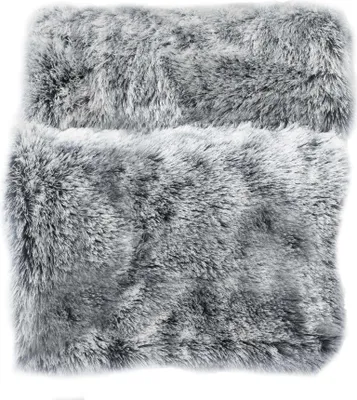 Zdjęcie produktu dla Miekki koc ze sztucznego futra, GREY, 180 x 220 cm
