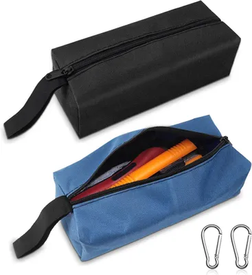 Image de Petite trousse à outils, étanche, de 25 x 9 x 8 cm, sac de rangement en polyester multifonctionnel, pour outils
