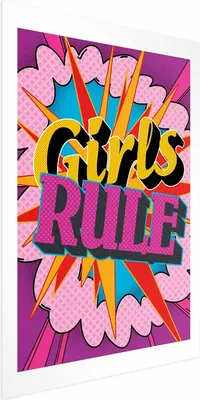 Produktbild von Posterpapier Poster - Girls Rule II 60x90 cm Für Kinder m-A-0829-ao-a