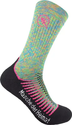 Produktbild von Miriquidi Merino Winter Socke bunt fluopink, 39/42