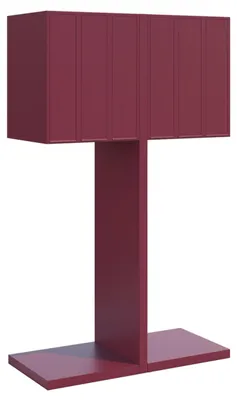 Produktbild von Briefkastenanlage Hermes Clone for Six in Rot