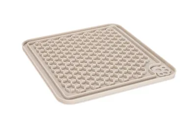 Produktbild von Beeztees Puppy Leckmatte Diza 20 x 20 x 2 cm grau
