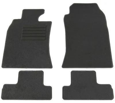 Fußmatten-Set für Mini R52 Cabrio, 04/2004-02/2009, 4-teilig, Schwarz