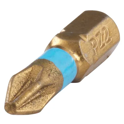 Produktbild von wolfcraft 1 Bit Diamantbestreut, Pozidriv No. 2
