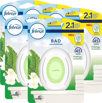 Produktbild von Febreze Bad Lufterfrischer Frühlingserwachen - Raumduft (5er Pack)