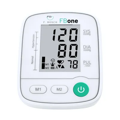 Produktbild von F.Bosch FBone Oberarm-Blutdruckmessgerät klinisch validiert 2 Nutzer USB-C