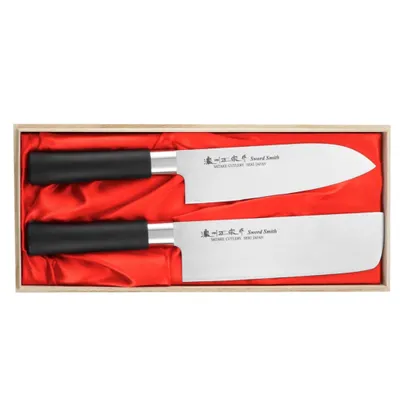 Immagine prodotto di Satake Saku coltello santoku + set nakiri HG8233W