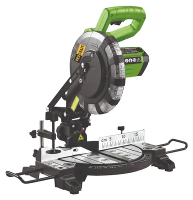Produktbild von Procraft PGS215 Kapp- und Gehrungssäge 1500 W + 210 mm Sägeblatt 24 Z & Staubfangbeutel