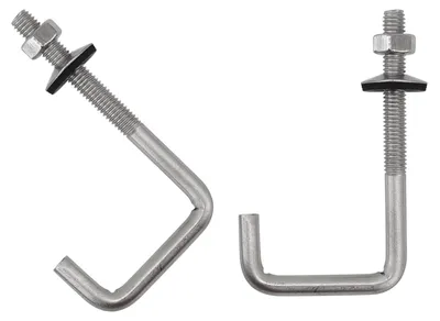 Produktbild von Sechskantmuttern mit Innensechskant, 10 Stück - M6 x 50 x 120 mm - Edelstahl 304 - Dachbefestigungsschrauben - Unterlegscheiben/Muttern - Korrosionsbeständig - Dächerschrauben