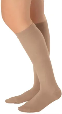 Produktbild von CHPN – Kompressionsstrümpfe – Strümpfe – S/M – Beige Strümpfe – Flugzeugstrümpfe – Flugzeugsocken – Kompressionsstrümpfe – Hohe Strümpfe