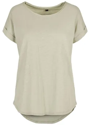 Image de Tee-shirt long en slub pour femmes Build Your Brand