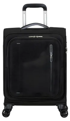 Productafbeelding van American Tourister trolley Cloudrider Spinner TSA Jet Black zwart 55cm