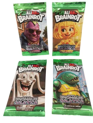 Produktbild von Skifidol Italian Brainrot TCG Anomalia Galattica - 6 Pack's (1 Pack beinhalten 7 Karten - insgesamt 42 Sammelkarten)