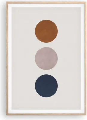Produktbild von Gerahmtes Poster - Rahmen in heller Eiche - Minimalistisch Räder Modern - 70x100 cm - Wand Bild - Wanddeko - Wandbilder - Kunstposter - Wandposter - Bilderrahmen - Bilder - P2NPA70x100-4524
