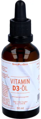 Produktbild von SinoPlaSan Vitamin D3-Öl, 50 ml Öl