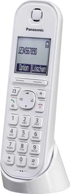 Immagine prodotto di Panasonic KX-TGQ200 - Telefono digitale cordless - DECT\GAP - funzione di chiamata a tre - bianco