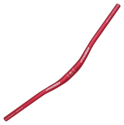 Produktbild von Extra Lange Aluminium MTB Lenker 720mm Riser Bar Rot