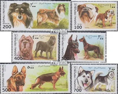 Produktbild von Briefmarken Somali Republic 1997 Mi 1997HA-1997 die Legalität dieser Ausg. ist ungeklärt postfrisch Hunde