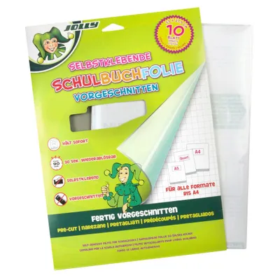 Image de JOLLY 9680-0006 JOLLY film de reliure autocollant transparent 37,5 cm x 53,0 cm