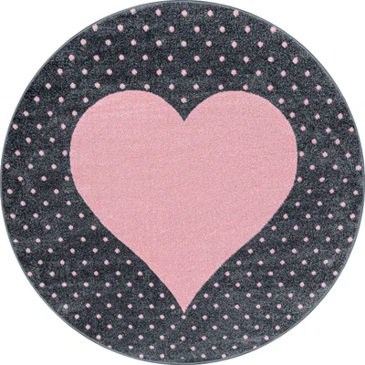 Produktbild von Ayyildiz Hali BAMBI1201200830PINK, Teppich, Polypropylen (PP), Pink, Rund, 1200 mm, 1200 mm