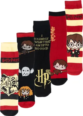 Produktbild von Harry Potter Socken für Damen - Comic Frauen Sneaker Strümpfe 38-43 (5er Pack), Größe:38-43