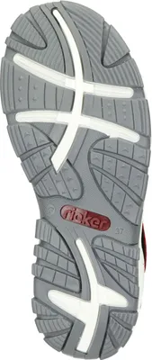 Produktbild von Rieker Trekkingsandalen - Rot Kunstleder Größe: 40 Normal